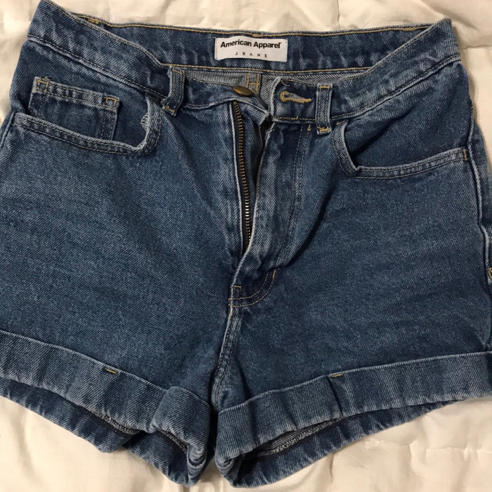 American apparel mom shorts
